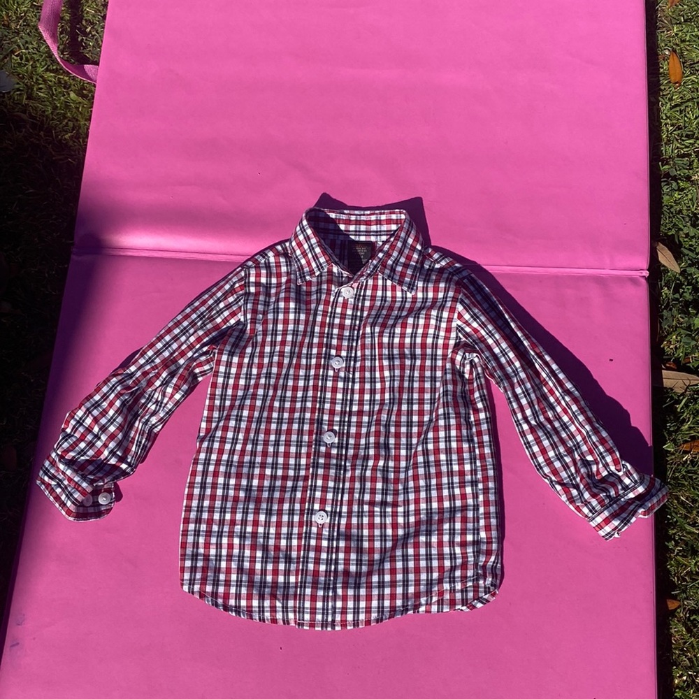 Button down boy shirt